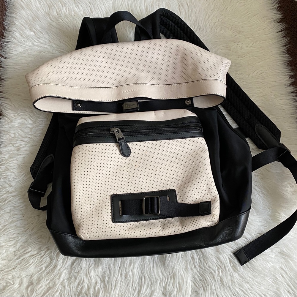 Coach Terrain Trek Perorated Backpack Gem